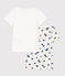 2er-Set kurzärmelige T-Shirts aus Baumwolle mit Herzmotiv  für Mädchen variante 1
