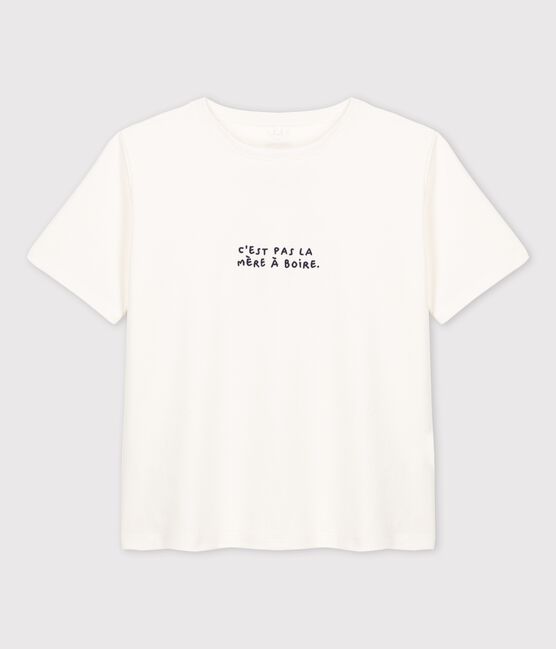 T-Shirt Tajinebanane × Petit Bateau weiss MARSHMALLOW