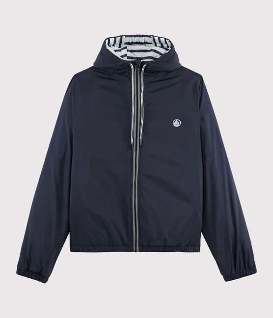 Warme Windjacke blau SMOKING