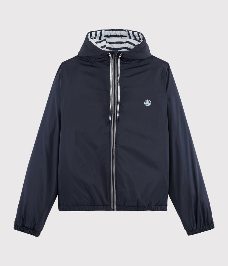 Warme Windjacke blau