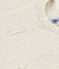 Kurzärmeliger Baby-Body aus Baumwolle mit Tunikaausschnitt beige MONTELIMAR CHINE