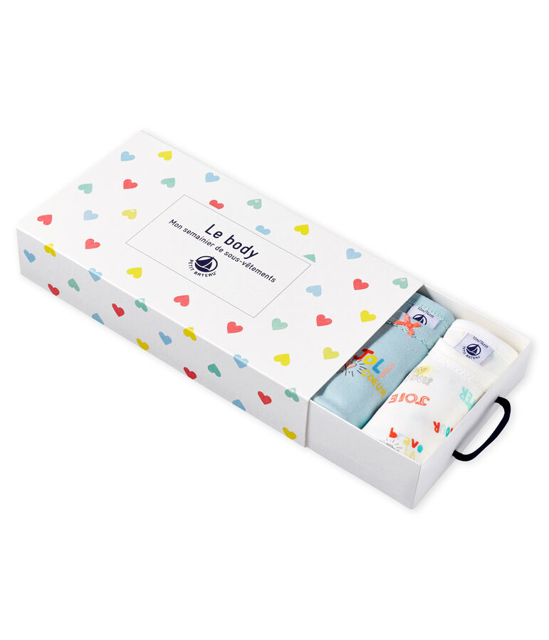 5er-Set kurz&auml;rmelige Baby-Bodys f&uuml;r M&auml;dchen variante 1