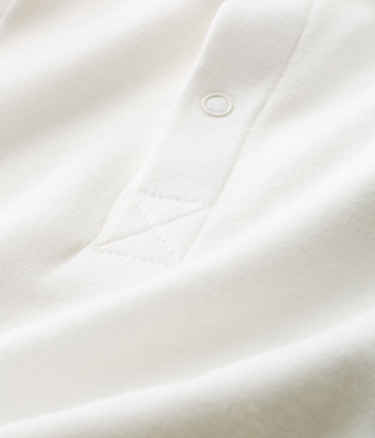 Baby-Body mit Polohemdkragen f&uuml;r Jungen weiss