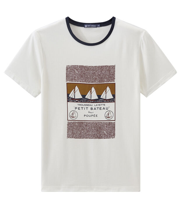 Unisex-kurzarmshirt weiss