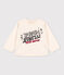 Baby-Sweatshirt aus Baumwolle naturfarben AVALANCHE