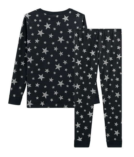 Sehr eng anliegender Rippstrick-Pyjama für kleine Jungen grau CAPECOD/grau ARGENT