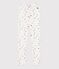Kinder-Leggings aus Baumwolle mit Blumenmuster weiss MARSHMALLOW/weiss MULTICO
