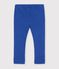 Baby-Leggings aus einfarbiger Baumwolle blau