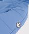 Baby-Schneeanzug aus einfarbigem Polyester blau