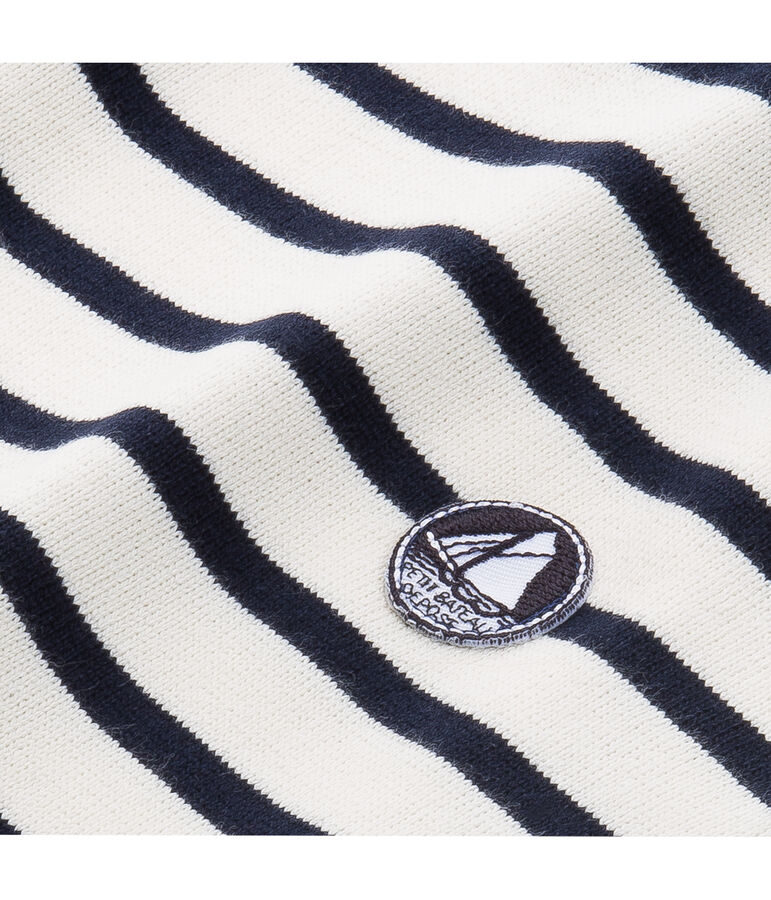 Sweatjacke weiss/blau