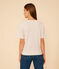 Damen-T-Shirt Le Boxy aus Baumwolle beige MONTELIMAR CHINE