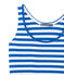 Damen-strandshirt blau PERSE/weiss MARSHMALLOW