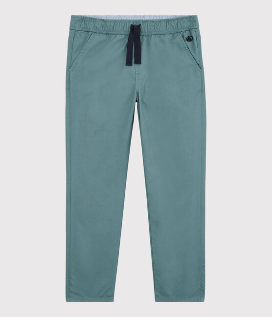 Hose aus Sergestoff in Regular-Fit-Passform für Jungen grün BRUT