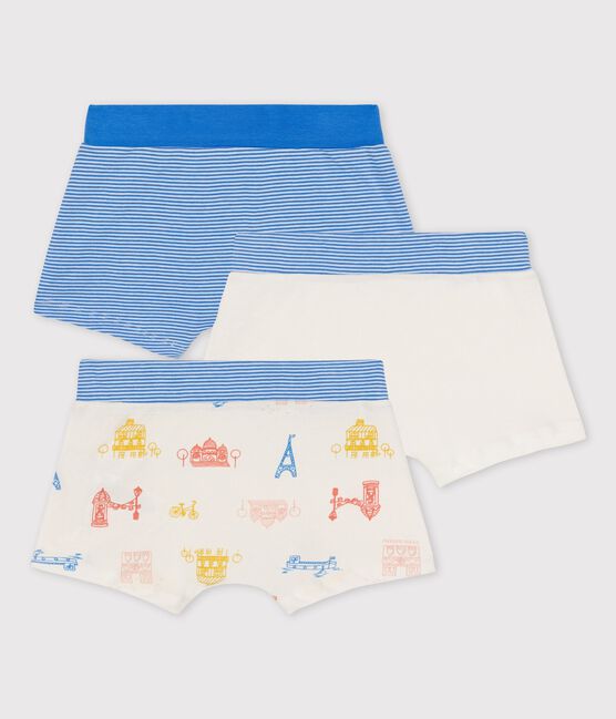3er-Set Boxershorts aus Baumwolle mit Paris-Print für Jungen variante 1