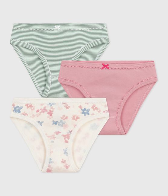 Set Kinder-Slips aus Baumwolle mit Blumenmuster variante 1