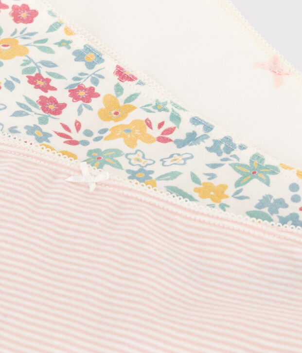 3er-Set gebl&uuml;mte Shortys aus Baumwolle f&uuml;r M&auml;dchen vielfarbig