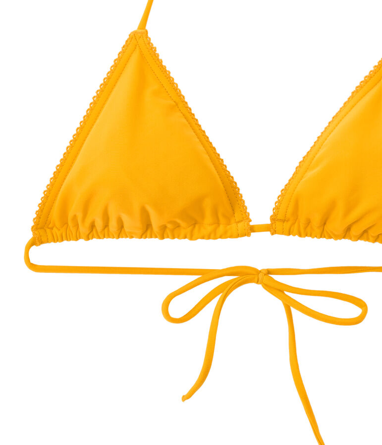 Einfarbiger Damen Bikini orange FUSION