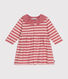 Langärmeliges Baby-Kleid aus dickem Jersey