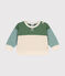 Baby-Sweatshirt aus Molton weiss AVALANCHE/ MULTICO