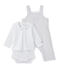 Zweiteiliges Baby-Jungen-Set weiss ECUME/beige BEIGE