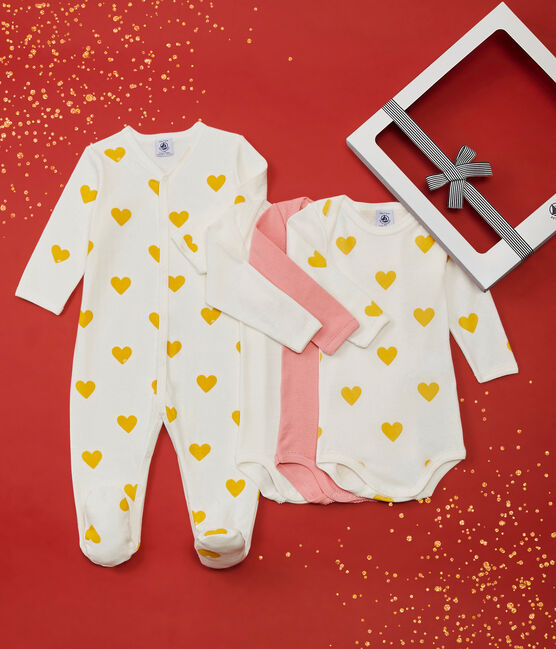Baby-Geschenkset mit Herzchenmotiv variante 1