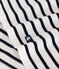 Damen-Marinepullover aus Baumwolle mit Streifen weiss/blau
