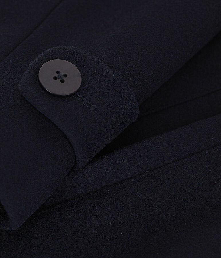 Damen-Cabanjacke aus Schurwolle blau