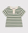 Kurzärmeliges Baby-T-Shirt aus Jersey grün CROCO/ AVALANCHE