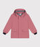 Klassische Kinder-Regenjacke für Mädchen und Jungen rosa ROSEWOOD