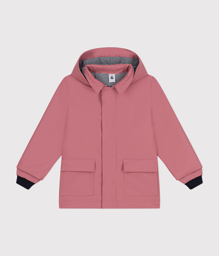 Klassische Kinder-Regenjacke f&uuml;r M&auml;dchen und Jungen rosa