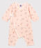 Baby Strampler aus gedoppeltem Jersey für Mädchen rosa FLEUR+FONTAINE/blau MULTICO