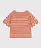 Streifenshirt aus Baumwolle für Damen beige VINTAGE/rot HARISSA