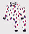 Kinder-Pyjama aus Baumwolle mit Schiffchen weiss MARSHMALLOW/weiss MULTICO