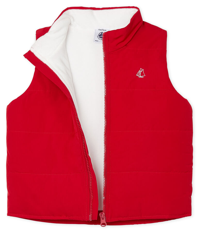 &Auml;rmellose Babyjacke Jungen rot TERKUIT CN