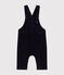 Baby-Latzhose aus Cord blau SMOKING