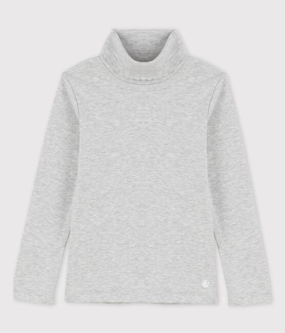 Unterziehpullover aus Baumwolle für Mädchen / Jungen grau BELUGA