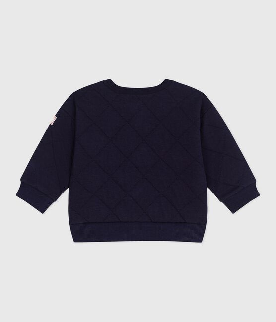 Baby-Cardigan aus einfarbigem festen Baumwollstoff SOIR