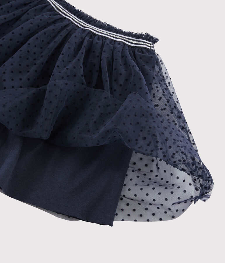 Kinderrock aus T&uuml;ll f&uuml;r M&auml;dchen blau