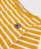 Kinder-Streifenshirt aus Baumwolle für Mädchen / Jungen gelb BOUDOR/weiss MARSHMALLOW