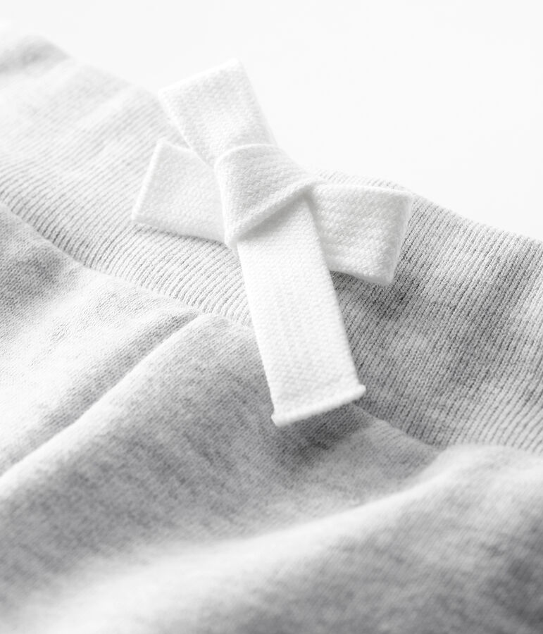 Baby-Hose aus Molton, M&auml;dchen/Jungen grau