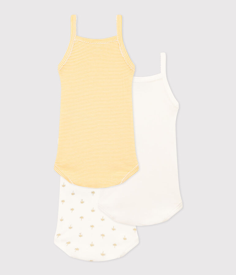 3er-Set Baby-tr&auml;ger-body aus Baumwolle mit Palmenmotiv variante 1