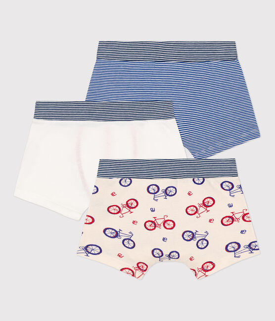 3er-Set Boxershorts aus Baumwolle mit Fahrradmotiv für Jungen variante 1