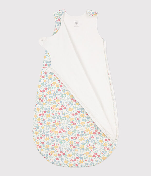Babyschlafsack aus Baumwolle mit Blumenmotiv TOG 2 weiss/vielfarbig