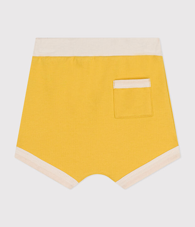 Baby-Shorts aus leichtem Molton gelb