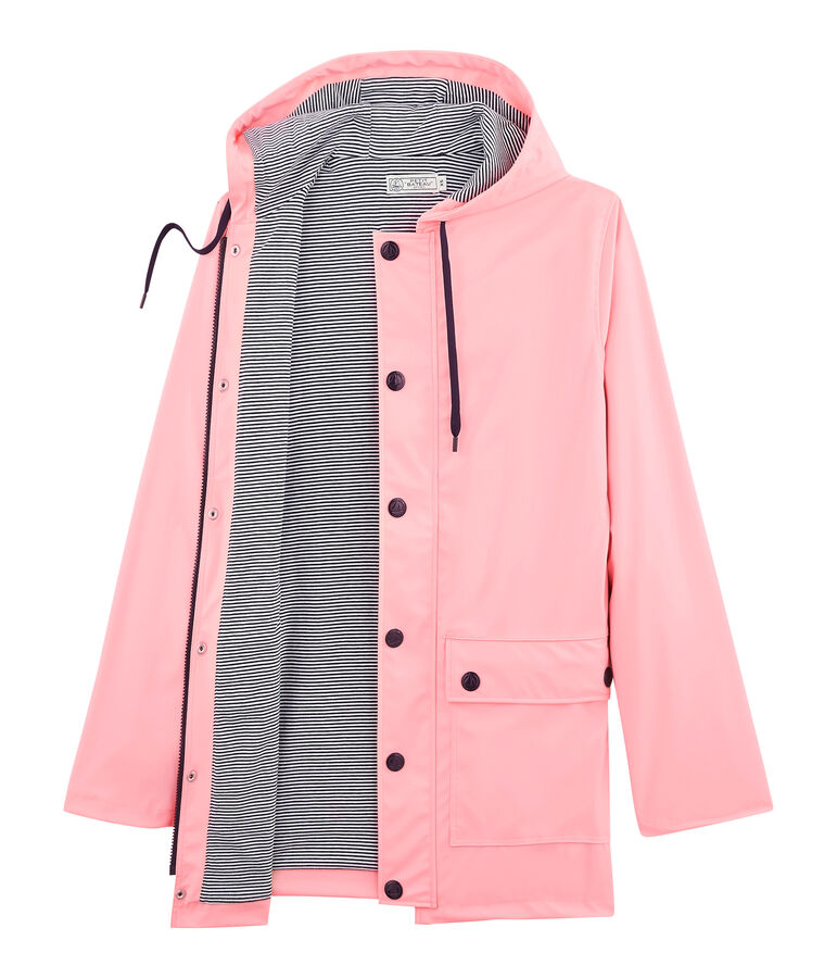 Klassische Regenjacke f&uuml;r Damen rosa