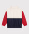 Kinder-Regenjacke mit abnehmbarer Kapuze weiss AVALANCHE/ MULTICO