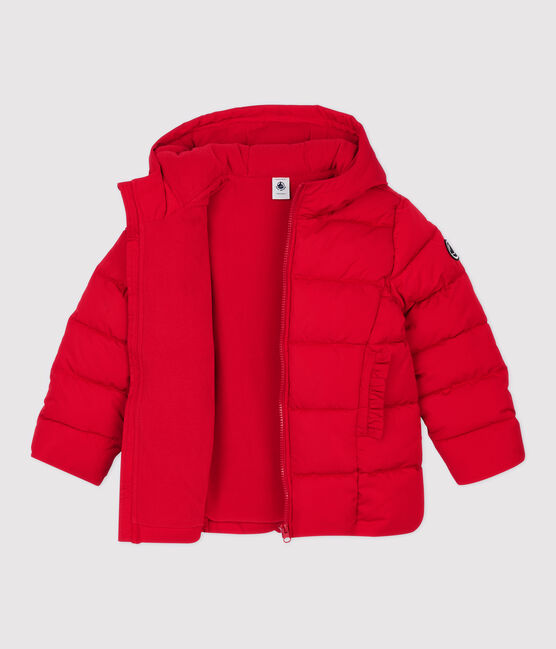 Gefütterte Kinder-Winterjacke für Mädchen rot TERKUIT