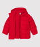 Gefütterte Kinder-Winterjacke für Mädchen rot TERKUIT