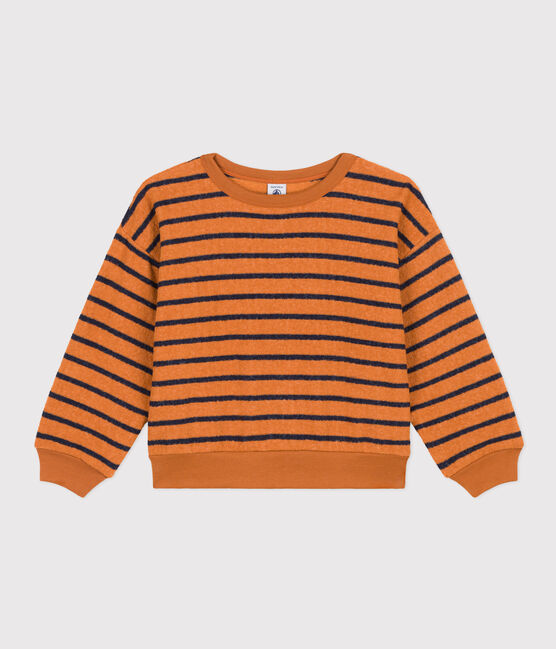 Kinder-Sweatshirt aus Frottee ECUREUIL/ SMOKING