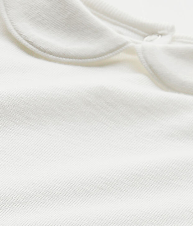 Baby-M&auml;dchen-Body mit Kragen weiss